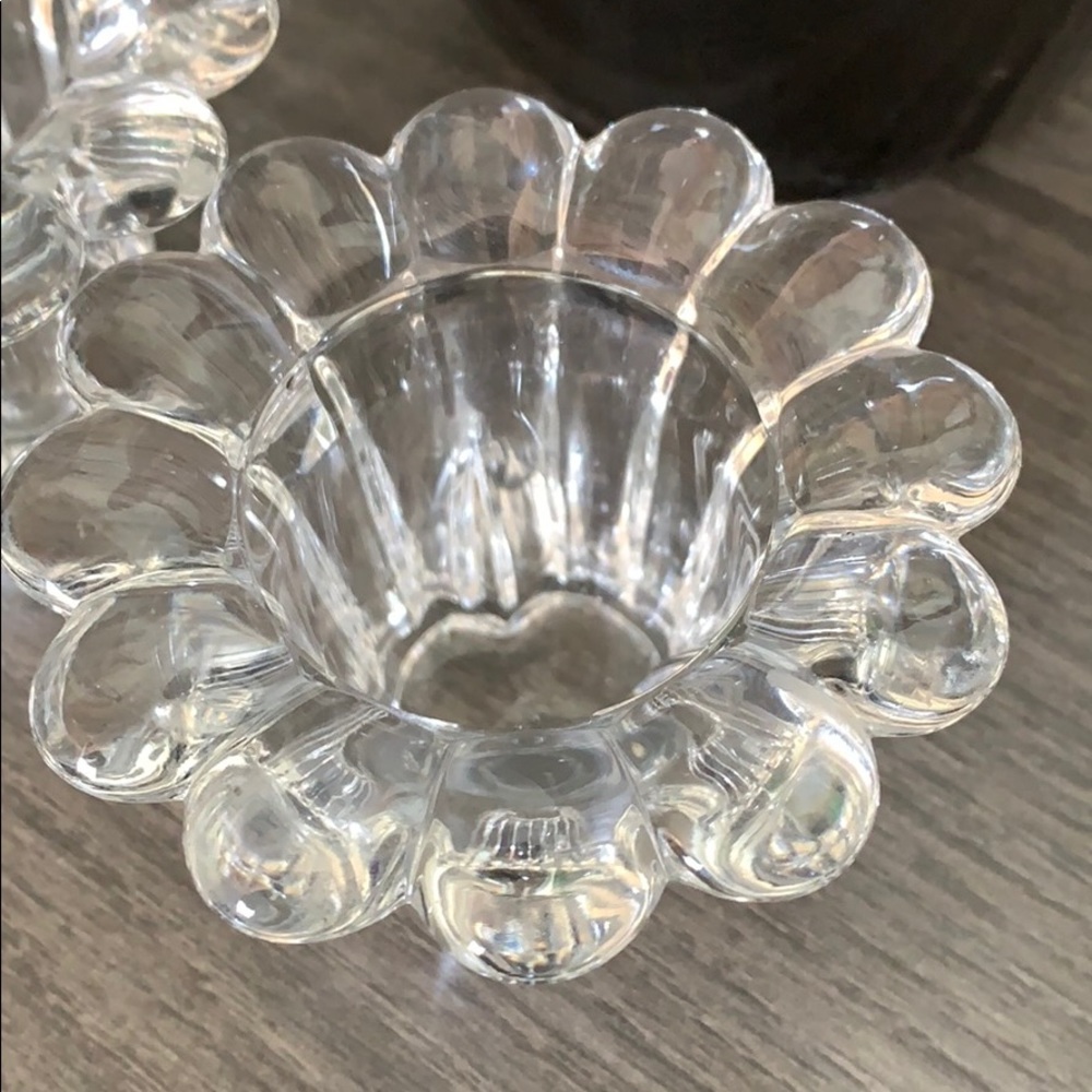 🍒Borgonovo Italian Glass Candle Holders Taper - Picture 7 of 9